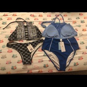 Women’s Large Cupshe Swimwear x2 - NWT